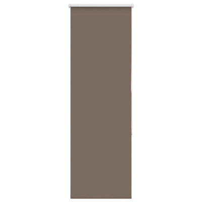 Berkfield Durable Roller Blind Blackout Coffee 45X150 Cm Fabric Width 40.7 Cm Polyester