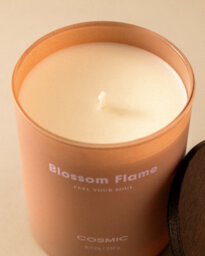 Cosmic Scented Candle 50H, Woddy And Amber Scent, Long Lasting, Essentials Collection - thumbnail 3