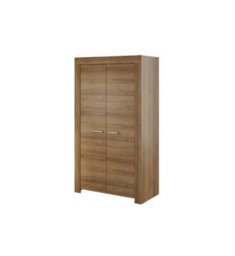 Arte  Elegant Sky Hinged Wardrobe H1970mm W1100mm D540mm In Riviera Oak - Spacious Storage Solution