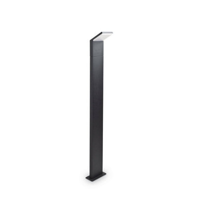 Ideal Lux Style Led 1 Light Outdoor Bollard Light Anthracite Ip54 - image 1