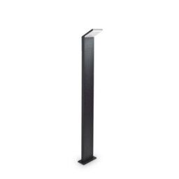 Ideal Lux Luminosa Style Led 1 Light Outdoor Bollard Light Anthracite Ip54