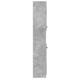 Walplus Bathroom Cabinet Concrete Grey 32X34X188.5 Cm Engineered Wood - thumbnail 5