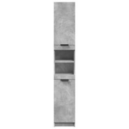 Walplus Bathroom Cabinet Concrete Grey 32X34X188.5 Cm Engineered Wood - thumbnail 4