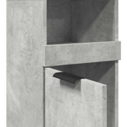 Walplus Bathroom Cabinet Concrete Grey 32X34X188.5 Cm Engineered Wood - thumbnail 8