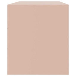 Berkfield Sturdy Tv Cabinet Pink 99X39X44 Cm Steel - thumbnail 8