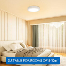 Aigostar Ultra-Thin 18W Round Surface Mounted Led Ceiling Lights, 1980Lumen Warm White 3000K - thumbnail 3