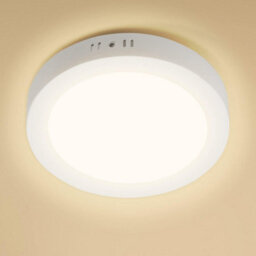 Aigostar Ultra-Thin 18W Round Surface Mounted Led Ceiling Lights, 1980Lumen Warm White 3000K - thumbnail 1