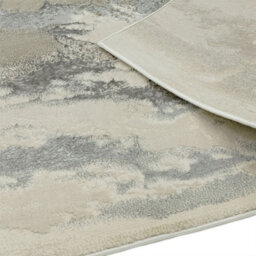 Beige Easy To Clean Abstract Optical/ (3D) Rug For Dining Room Bedroom And Living Room-160Cm X 230Cm - thumbnail 2