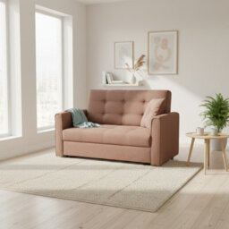Viva Lux Ii Armchair With Sleeping Function And Storage Box Chipboard Frame Foam Springs 133X98X85Cm Orange - thumbnail 2