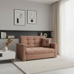 Viva Lux Ii Armchair With Sleeping Function And Storage Box Chipboard Frame Foam Springs 133X98X85Cm Orange - thumbnail 1