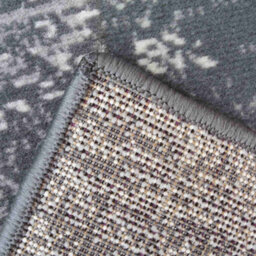 Melrose Colorama Traditional Design Charcoal Medium Indoor Area Rug 080/150Cm - thumbnail 4