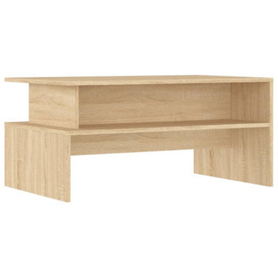 Berkfield Durable Coffee Table Sonoma Oak 90X55X42.5 Cm Engineered Wood - image 1