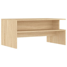 Berkfield Durable Coffee Table Sonoma Oak 90X55X42.5 Cm Engineered Wood - thumbnail 6