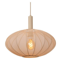 Lucide Corina - Pendant Light - 50 Cm - 1Xe27 - Cream - thumbnail 2