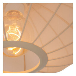 Lucide Corina - Pendant Light - 50 Cm - 1Xe27 - Cream - thumbnail 3