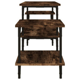 Walplus Tv Cabinet Smoked Oak 117X35X52 Cm Engineered Wood - thumbnail 6