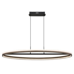 Luminosa Lighting Luminosa Della Bar Pendant Ceiling Light Matt Black Led 3000-6000K - thumbnail 3