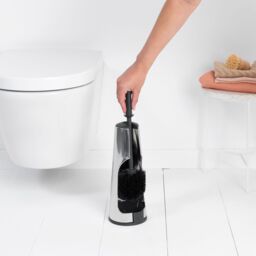 Brabantia Renew Stainless Steel Toilet Brush & Holder - thumbnail 4