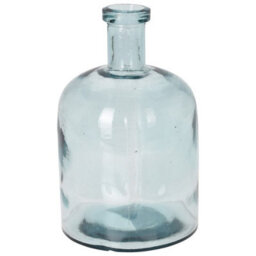 Urbn-Living Urbnliving 25Cm Height Bottle Glass Heavy Rounded Design Flowers Arrangements Vase - thumbnail 7