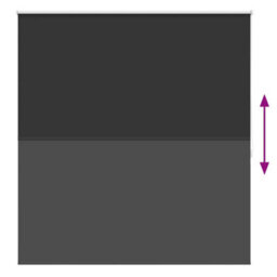 Berkfield Reflective Roller Blind Blackout 160 X 175 Cm Black - thumbnail 9