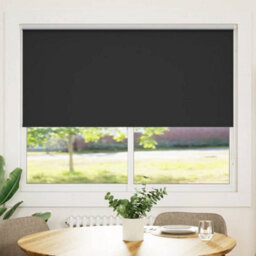 Berkfield Reflective Roller Blind Blackout 160 X 175 Cm Black - thumbnail 2
