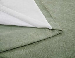 "Sundour Amberley Fully Lined Ready Made Solid Colour Eyelet Curtains Sage 66X84""" - thumbnail 3