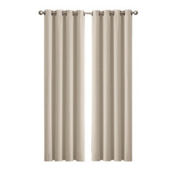 Marlow Blackout Curtains Window Curtain Draperies Pair Eyelet Bedroom Decor - thumbnail 1