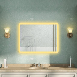 AVER-GROWTH Bathroom Led Mirror With Bluetooth 3 Colour Lights Anti-Fog Touch/wall Switch Vertical/horizontal Brightness Memory 700X500mm - thumbnail 2