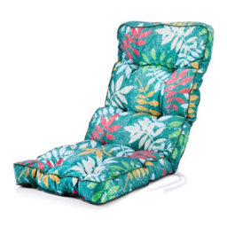 Alfresia Alexandra Green Leaf Classic Recliner Garden Cushion - thumbnail 1