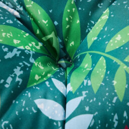 Alfresia Alexandra Green Leaf Classic Recliner Garden Cushion - thumbnail 2