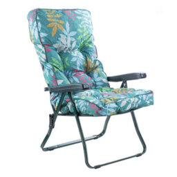 Alfresia Alexandra Green Leaf Classic Recliner Garden Cushion - thumbnail 5