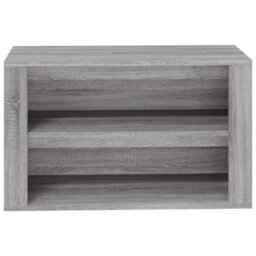 Berkfield Shoe Rack Grey Sonoma 75X35X45 Cm Engineered Wood - thumbnail 5