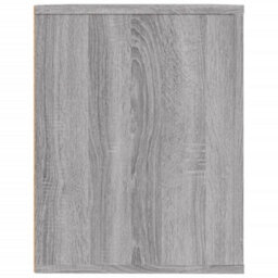 Berkfield Shoe Rack Grey Sonoma 75X35X45 Cm Engineered Wood - thumbnail 6