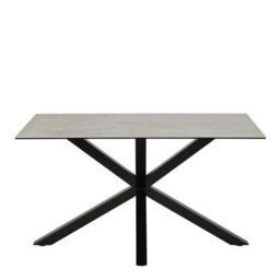 Furniture To Go Heaven Dining Table With Ceramic Grey (L) 135Cm Seats Up To 4 - thumbnail 2