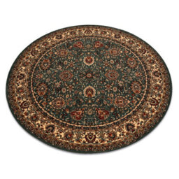 RugsX Wool Carpet Kashqai 4362 410 Circle Ornament Green / Beige  Circle 160 Cm - thumbnail 4