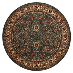 RugsX Wool Carpet Kashqai 4362 410 Circle Ornament Green / Beige  Circle 160 Cm - thumbnail 2