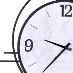 Wyld And Coco Luxe Living Multicolour Mdf Wall Clock 60X70 Cm Irregular Shape - thumbnail 5