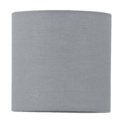 First Choice Lighting Set Of 2 Buck - Clear Glass Globe Table Lamps With Grey Cotton Shade - thumbnail 6
