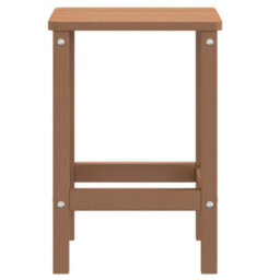 Vidaxl Garden Adirondack Table Brown 38X38X46 Cm Hdpe - thumbnail 4