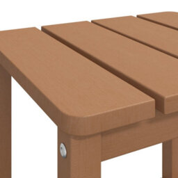 Vidaxl Garden Adirondack Table Brown 38X38X46 Cm Hdpe - thumbnail 6