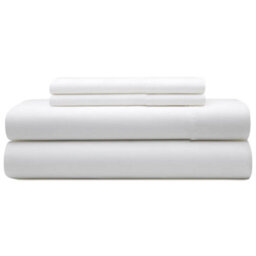 100% Pure Cotton Duvet Cover Bed Set For Double Bed In Plain White By Euphoric Bedding - thumbnail 2