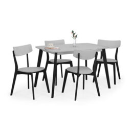 Oakham Premium Casa 80Cm Rectangular Dining Table - Grey/black - thumbnail 6