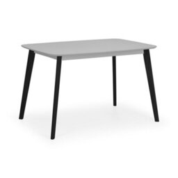 Oakham Premium Casa 80Cm Rectangular Dining Table - Grey/black - thumbnail 1