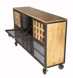 Buttercup Farm Evoke Bar Cabinet - Metal/wood - L40 X W150 X H92 Cm - thumbnail 4