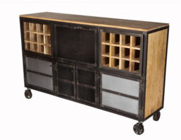 Buttercup Farm Evoke Bar Cabinet - Metal/wood - L40 X W150 X H92 Cm - thumbnail 3