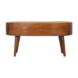 Artisan Furniture Nordic Style Chestnut Wave Coffee Table - thumbnail 8