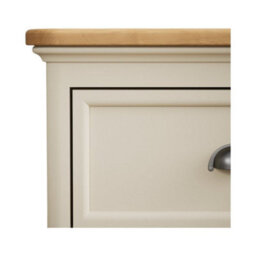Furniture 48 Ashton Oak And Cream Painted Wide Chest Of Drawers - thumbnail 5
