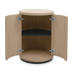 Xample Bentley Designs Vega Scandi Light Oak Side Table, White Oak Veneer, Wooden End Table With Lower Shelf, Living Room Furniture - thumbnail 6