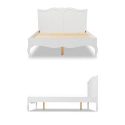 Statement Furniture Romance French Style 5Ft King Size Bed Frame - True White - thumbnail 4