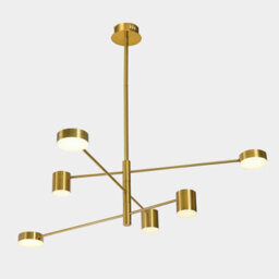 Luminosa Lighting Luminosa Remdal Modern Multi Arm Pendant Ceiling Light Led, 4000K - thumbnail 1